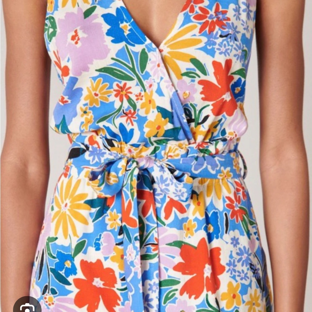 Baltic Born Floral Multicolor Linen Jumpsuit - Picture 2 of 3